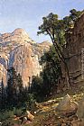 Thomas Hill North Dome, Yosemite Valley painting